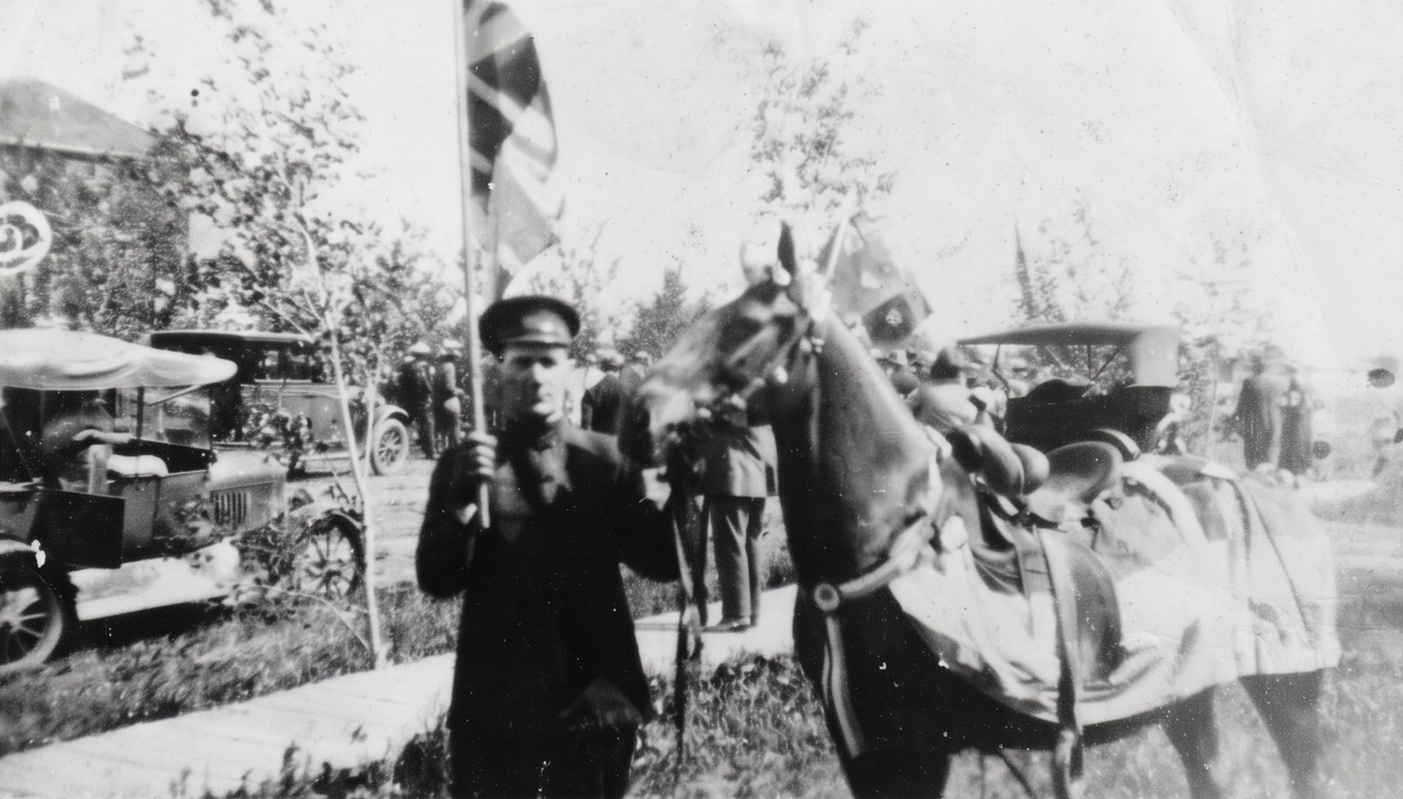 Photograph of Charles E. Davis at a Confederation Jubilee event.