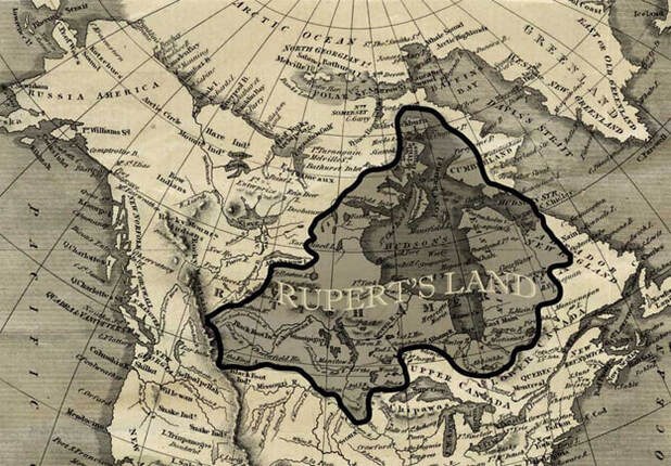 Map of Rupert's Land