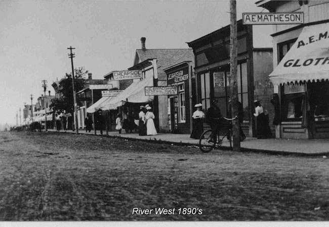 River Street West circa 1890's from Vintage Prince Albert Facebook Site